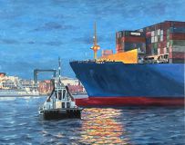 Containerschiff, 80x100cm.jpg