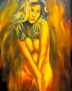 "Akt 3", Ölgemälde 100 x 80 cm