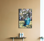 Apfelblüte in Vase, Ölgemälde 60 x 40 cm