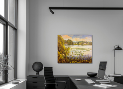 Aussenmühle, Ölgemälde 50 x 60 cm