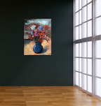 Blumenstrauß, Ölbild 90 x 70 cm