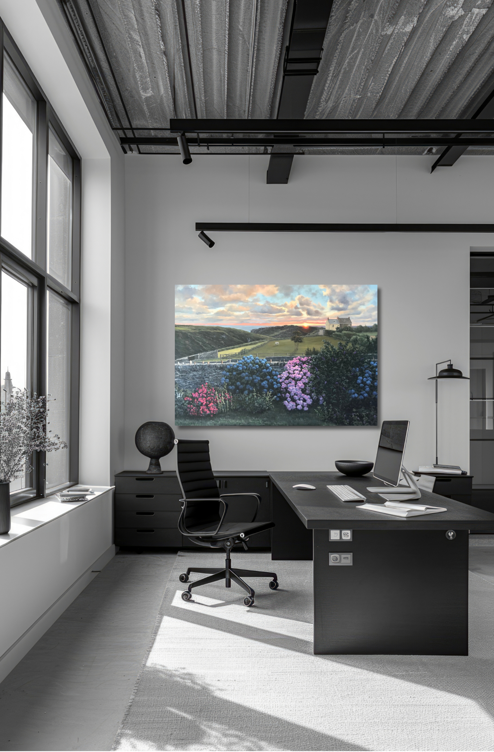 "X2" „Tintagel, Cornwall“ – 100 cm × 140 cm x 4,5 cm, Öl auf Leinwand