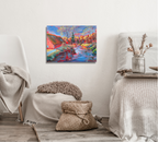 Stade Insel, Ölgemälde 30 x 40 cm