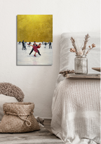 Eistanz, Ölgemälde 65x 46 cm