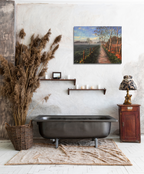 Feldweg, Ölgemälde, 40 x 50 cm