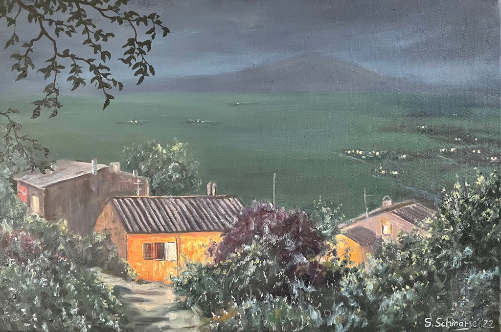 Sizilien, Ölgemälde auf Leinwand, 40x60cm