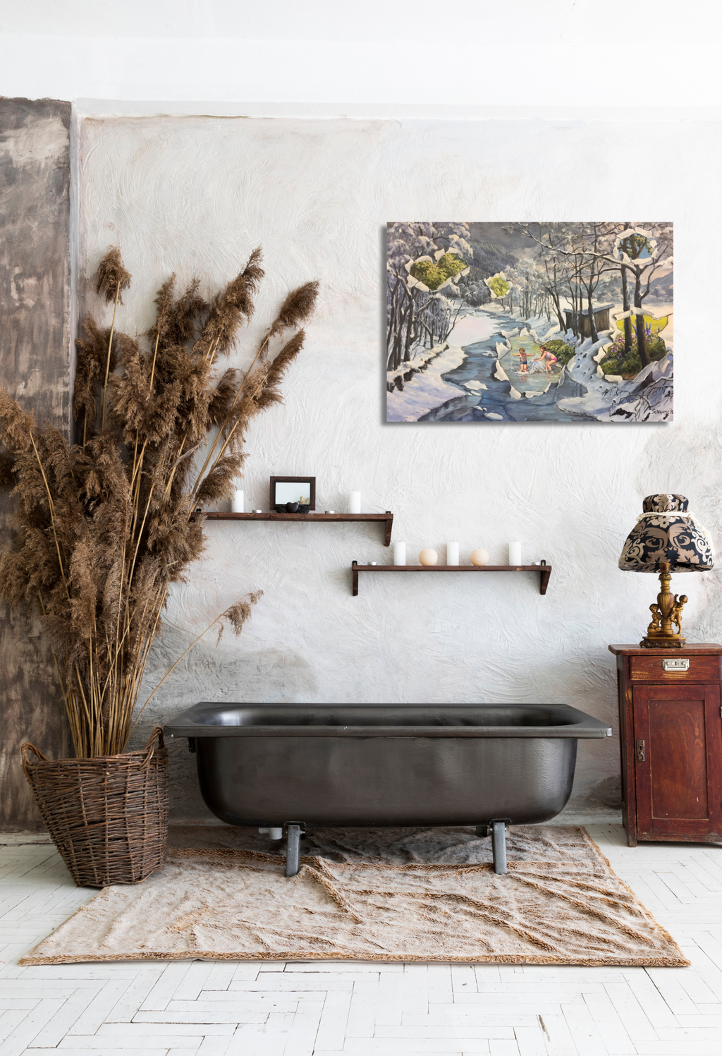 Jahreszeiten, Ölgemälde 50 x 70 cm