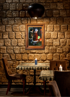 Kinder mit Laternen, Ölgemälde auf Leinwand, 40x30cm