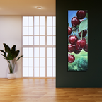 Kirschen, Ölgemälde 150 x 50 cm