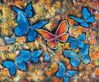 Schmetterlinge, Ölgemälde auf Leinwand, 50x60cm