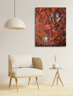 Schöpferischer Akt, Ölgemälde auf Leinwand, 100x80cm