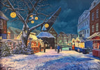 Stader Weihnachtsmarkt, Ölgemälde 50 x 70 cm