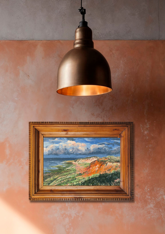 Rotes Kliff Sylt, Ölgemälde auf Leinwand, 40x60cm