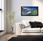 Altes Land, Ölbild auf Leinwand, 40x80cm