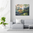 Schöne Stimmung im Park, Ölgemälde auf Leinwand 80x100cm