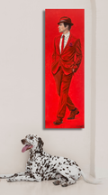 Jimmy Walker in Red, Ölgemälde 120 x 40 cm