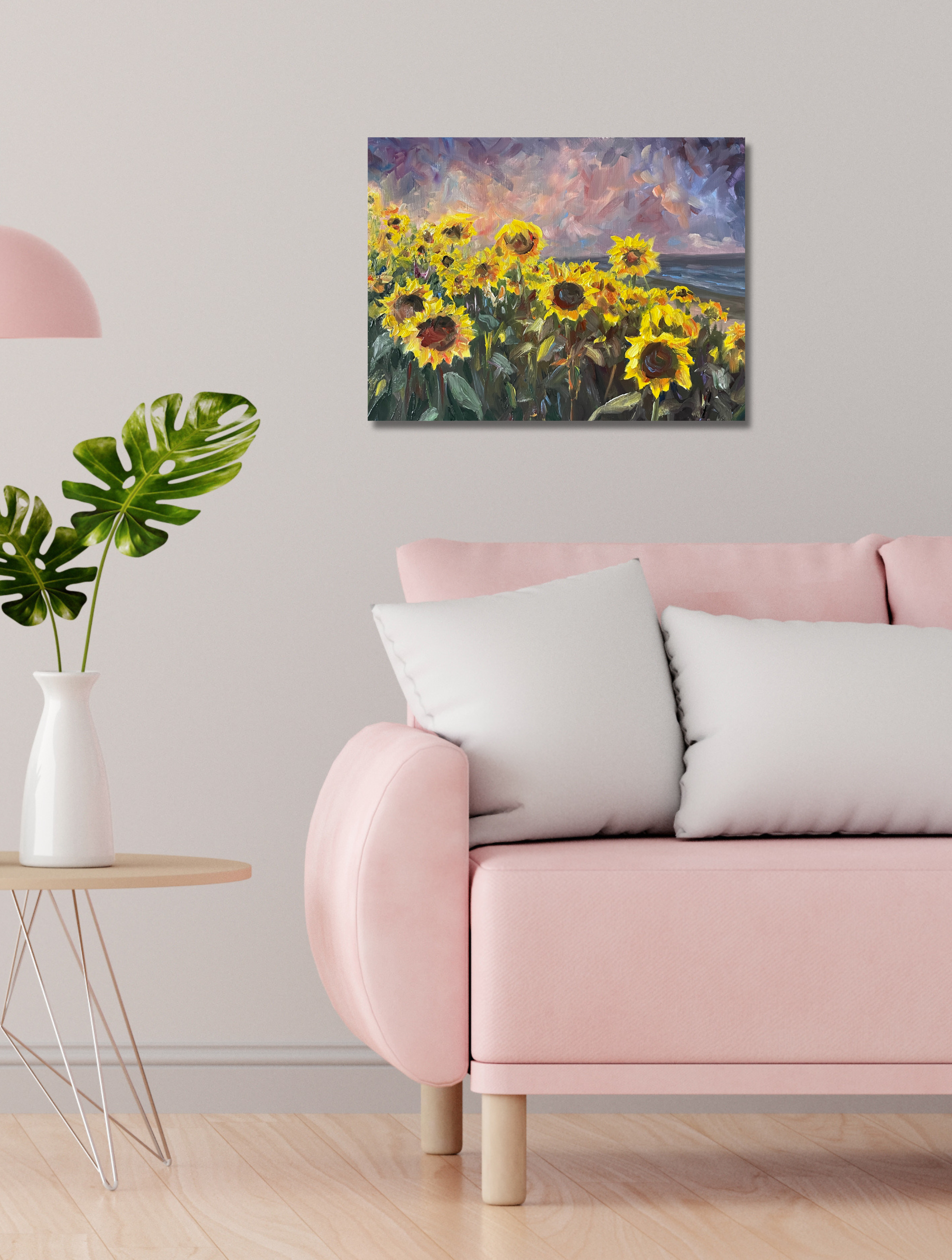 "Sonnenblumen 2" Ölgemälde 30 x 40 cm