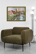 Stader Insel, Acrylgemälde auf Leinwand, 40x50cm