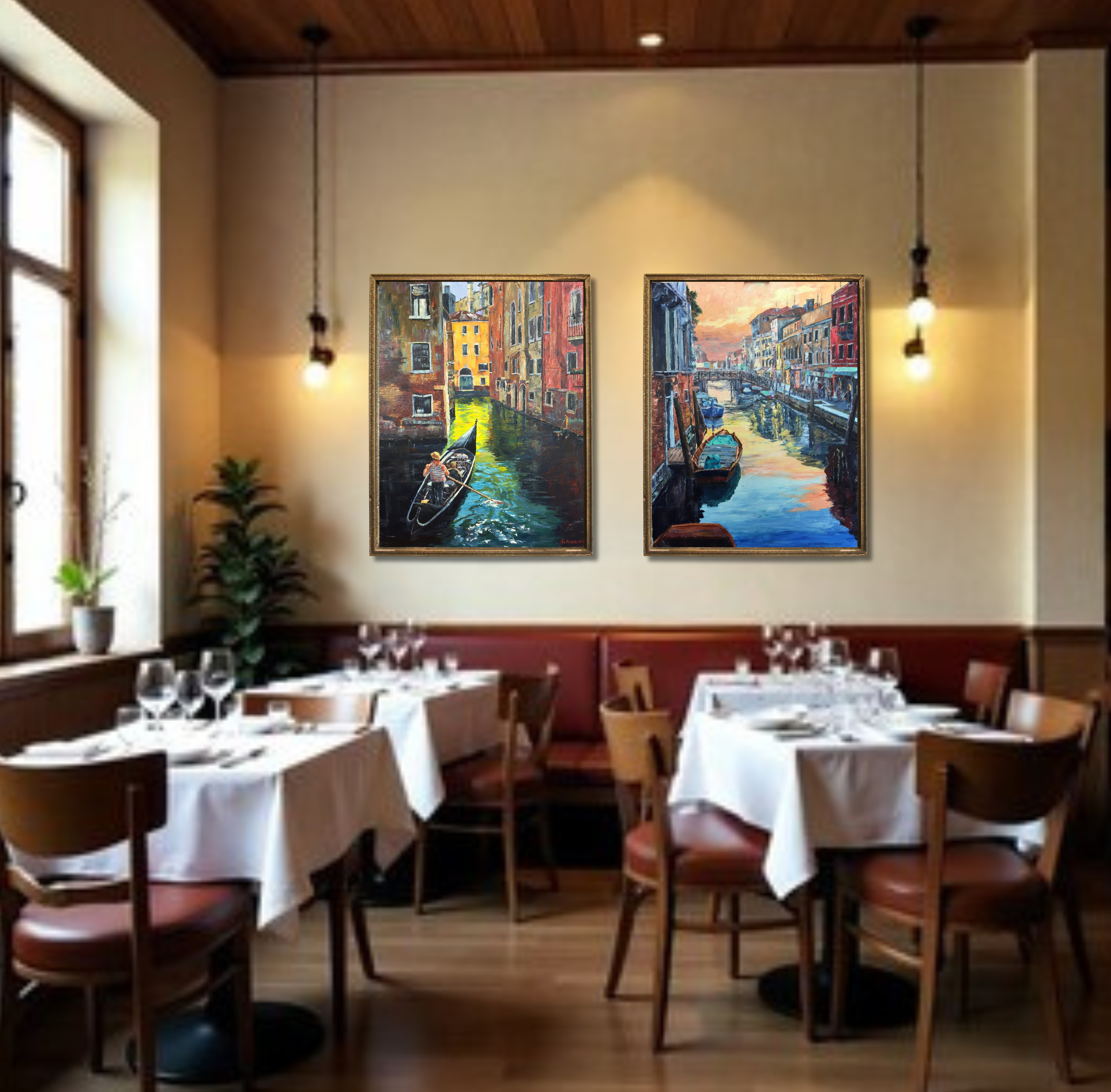 Venedig 1, Ölgemälde auf Leinwand 90 x 70cm